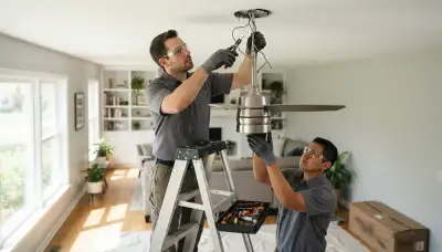 Ceiling fan installation service for Denver, CO homes by On Call Electrical
