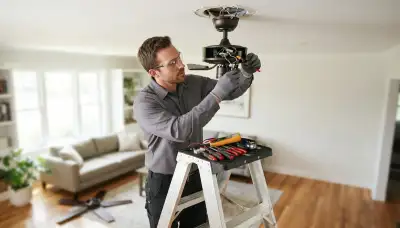 Ceiling fan repair service for Denver, CO homes by On Call Electrical electricians