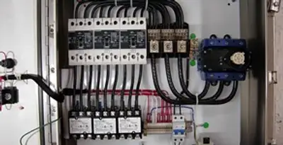 Electrical panel installation with organized circuit breakers and wiring in Denver, CO