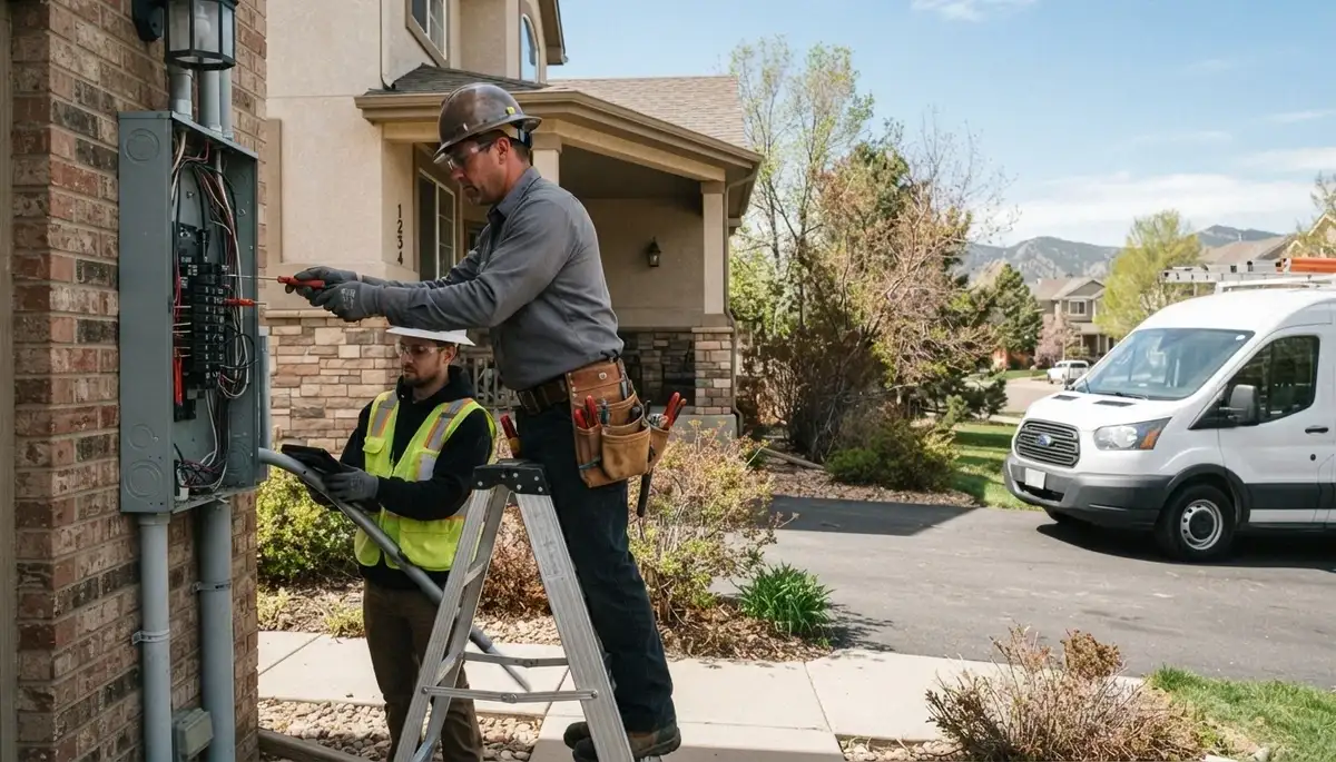 Professional electrician providing electrical services in Denver, Colorado