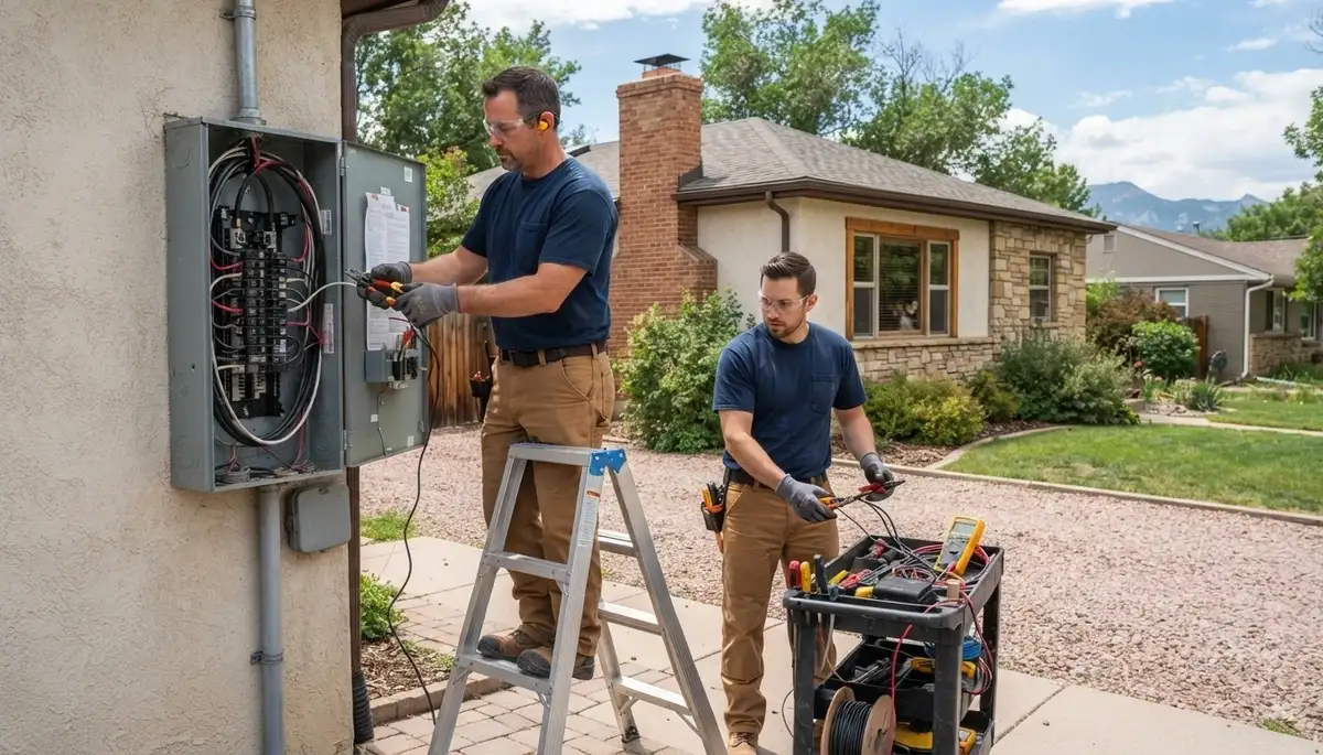 Electrician services in Denver, Colorado for residential and commercial electrical needs