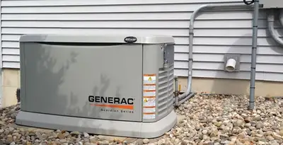 generator installation service featuring outdoor standby generator setup by licensed electricians in Denver, CO