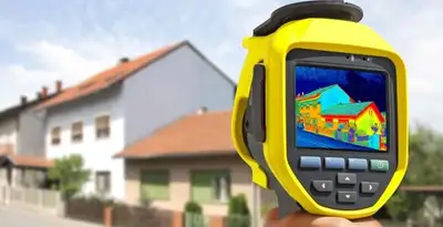 home energy audit service performing exterior thermal inspection to identify energy loss in Denver, CO