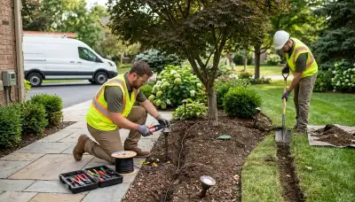 Denver, CO landscape lighting installation with safe outdoor circuits for homes with older electrical panels