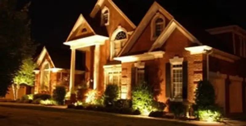 landscape lighting installation services enhancing residential exterior lighting in Denver, CO