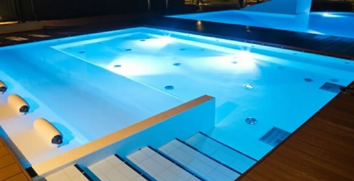 pool light installation and repair services providing modern illuminated pool lighting in Denver, CO