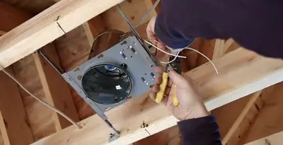 Professional recessed lighting installation with electrical wiring by licensed electricians in Denver, CO