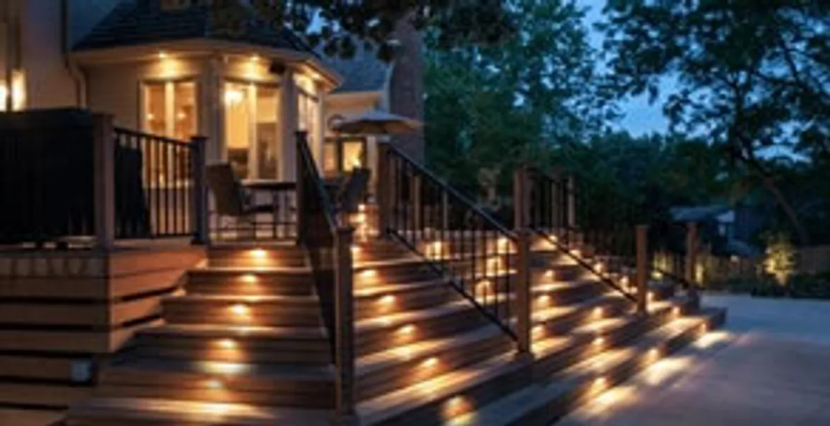 Residential electrician installing outdoor lighting for home safety in Denver, CO